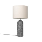 Gubi Gravity XL Floor Lamp Grey Marble Canvas Low