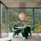 Verpan Fun 4DM Pendant Above Dining Table