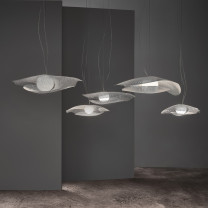 Cluster of a-emotional light Mytilus LED Pendants