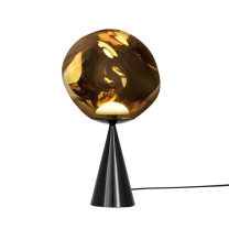 Silver Tom Dixon Melt Fat Cone LED Table Lamp - Bronze