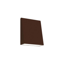 Artemide Architectural Cuneo Outdoor LED Wall Light Rust