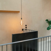 Graphite Tala Voronoi II Pendant