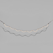 Petite Friture Spline LED Suspension Light Orange Brown Full