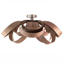 Tom Raffield Skipper Ceiling Light Walnut Large