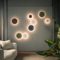 Marset Caramel Triple LED Wall Light Lifestyle Lounge