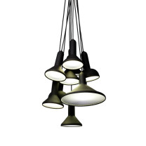 Established & Sons Torch Bunch Suspension - S10 Black