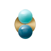 SkLO Dot 2x Wall/Ceiling Light - Celadon/ New Blue