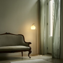 Louis Poulsen VL Ring Crown Floor Lamp Lifestyle Sitting Room