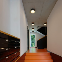 Black/Brass BEGA 51012 LED Ceiling Light