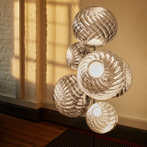 Tom Dixon Whirl Floor Chandelier Silver - On
