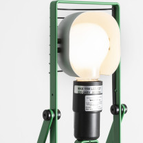 Artemide Sintesi Table Lamp Green Closeup