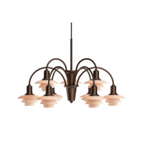 Louis Poulsen PH 1/1 Chandelier Centenary Edition 9 Arm - Off