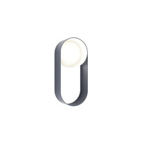 Hollis + Morris Oyster LED Sconce - Dusty Blue