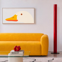 Artemide Megaron LED Floor Lamp - Special Edition 100 Anni Red in Situ