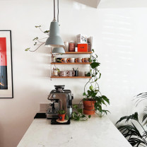Anglepoise Original 1227 Pendant Dove Grey in Kitchen