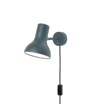 Anglepoise Type 75 Mini Wall Light Slate Grey - Cable & Plug