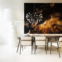 Moooi Farooo Floor Lamp in Dining Room