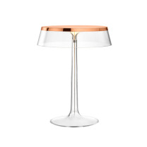 Flos Bon Jour LED Table - Copper, Transparent Crown