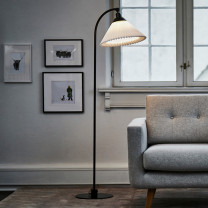 Le Klint 368 Floor Lamp next to sofa