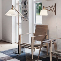 Le Klint 325 Floor Lamp with Le Klint Sax Light