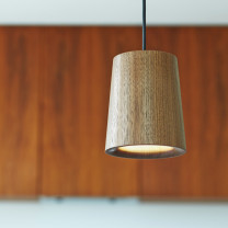 Case Solid Cone Pendant Walnut