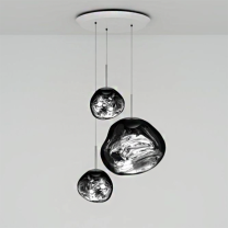 Tom Dixon Melt Cluster Pendants - Trio Silver 
