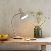 Anglepoise Type 75 Mini Table Lamp Mole Grey on Desk