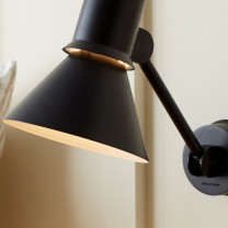 Anglepoise Type 80 W2 Wall Lamp Matt Black Close up