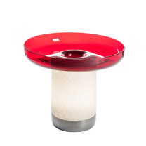 Artemide Bontà Portable LED Table Lamp - Red Plate