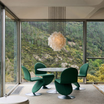 Verpan Fun 4DM Pendant Above Dining Table