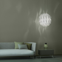 Axolight Aura 60 Suspension White in Lounge