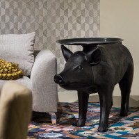 Moooi Pig Table Beside Sofa