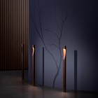 Louis Poulsen Flindt Garden Bollard LED Light Long Corten