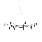 Marset The W LED Suspension Black Terracotta 4