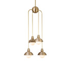 Bert Frank Eos Pendant Drop 4 Dual Brushed Brass
