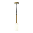 Astro Tacoma Pendant Antique Brass Tacoma Reed White