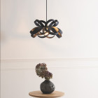 Tom Raffield Noctis Skipper Pendant Above Table