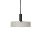 Ferm Living Collect Low Socket Pendant Record Black Grey
