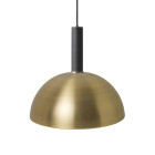 Ferm Living Collect Brass Pendant Dome High Black