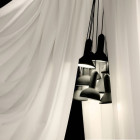 Established & Sons Torch Bunch Suspension S10 Black in Studio