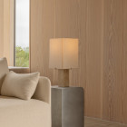 Large, Travertine Audo Copenhagen Nonna Table Lamp