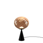 Tom Dixon Whirl Fat Cone LED Table Lamp Copper On