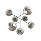 Tom Dixon Whirl Chandelier Large Silver - On