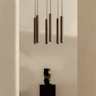 Audo Tubulaire Chandelier Lifestyle Plinth