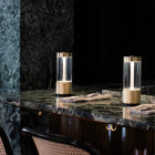 Brass Buster + Punch Takeout LED Portable Lamps