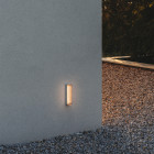 Santa & Cole Estadio Singular LED Wall Light Lifestyle Outdoors 2