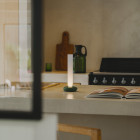 Vibia Alba LED Portable Lamp Green in Kitchen
