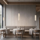a-emotional light Núa Pendant All Sizes in Restaurant