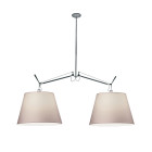 Artemide Tolomeo Basculante Suspension 42 Parchment