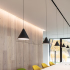 Black Flos String Light Cone LED Pendants